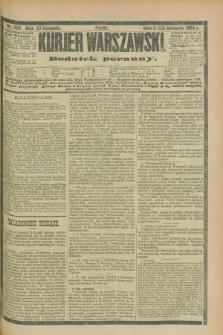 Kurjer Warszawski : dodatek poranny. R.74, nr 324 (23 listopada 1894)