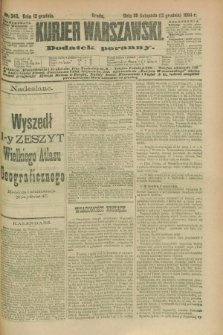 Kurjer Warszawski : dodatek poranny. R.74, nr 343 (12 grudnia 1894)