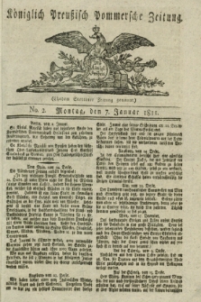 Königlich Preußisch Pommersche Zeitung. 1811, No. 2 (7 Januar)