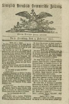 Königlich Preußisch Pommersche Zeitung. 1811, No. 9 (1 Februar)