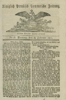 Königlich Preußisch Pommersche Zeitung. 1811, No. 16 (25 Februar)