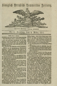 Königlich Preußisch Pommersche Zeitung. 1811, No. 19 (8 März)