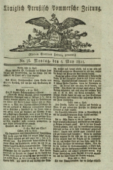Königlich Preußisch Pommersche Zeitung. 1811, No. 36 (6 May)