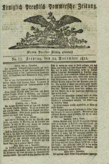 Königlich Preußisch Pommersche Zeitung. 1811, No. 93 (22 November)