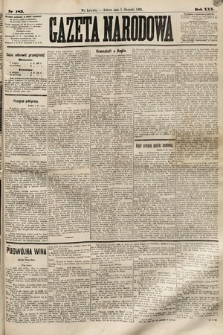 Gazeta Narodowa. 1891, nr 183