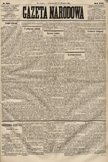 Gazeta Narodowa. 1891, nr 217