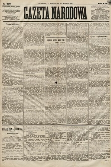 Gazeta Narodowa. 1891, nr 220