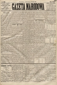 Gazeta Narodowa. 1891, nr 221
