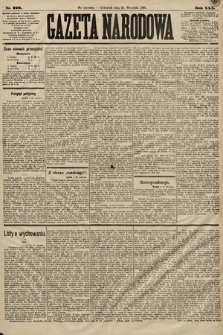 Gazeta Narodowa. 1891, nr 229