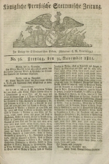 Königliche Preußische Stettinische Zeitung. 1821, No. 96 (30 November) + dod.
