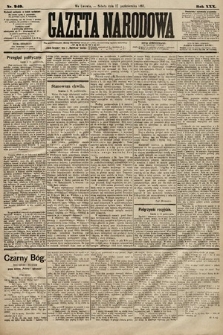 Gazeta Narodowa. 1891, nr 249