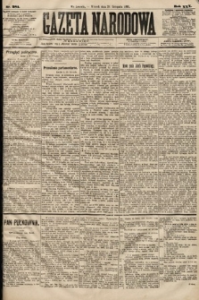 Gazeta Narodowa. 1891, nr 281