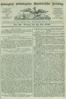 Königlich privilegirte Stettinische Zeitung. 1848, No. 76 (15 Mai) + dod.