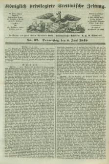 Königlich privilegirte Stettinische Zeitung. 1848, No. 97 (8 Juni) + dod.