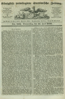 Königlich privilegirte Stettinische Zeitung. 1848, No. 103 (15 Juni) + dod.