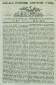 Königlich privilegirte Stettinische Zeitung. 1848, No. 108 (21 Juni) + dod.