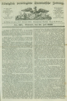 Königlich privilegirte Stettinische Zeitung. 1848, No. 138 (26 Juli) + dod.