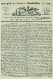 Königlich privilegirte Stettinische Zeitung. 1848, No. 146 (4 August) + dod.