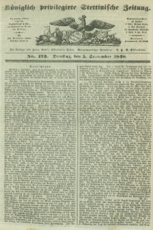 Königlich privilegirte Stettinische Zeitung. 1848, No. 173 (5 September) + dod.