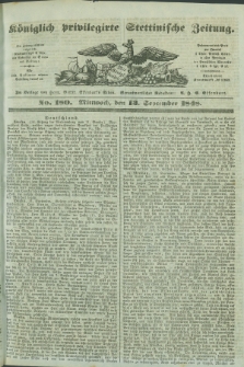 Königlich privilegirte Stettinische Zeitung. 1848, No. 180 (13 September) + dod.