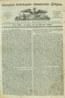 Königlich privilegirte Stettinische Zeitung. 1848, No. 197 (3 Oktober) + dod.