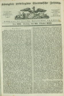 Königlich privilegirte Stettinische Zeitung. 1848, No. 212 (20 Oktober) + dod.