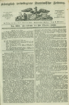 Königlich privilegirte Stettinische Zeitung. 1848, No. 219 (28 Oktober) + dod.