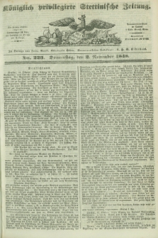 Königlich privilegirte Stettinische Zeitung. 1848, No. 223 (2 November) + dod.