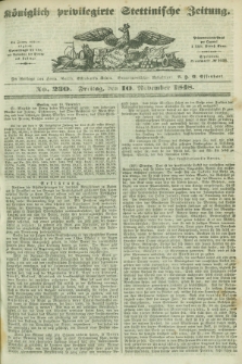 Königlich privilegirte Stettinische Zeitung. 1848, No. 230 (10 November) + dod.