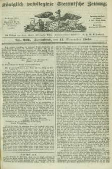 Königlich privilegirte Stettinische Zeitung. 1848, No. 231 (11 November) + dod.