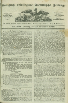 Königlich privilegirte Stettinische Zeitung. 1848, No. 236 (17 November) + dod.