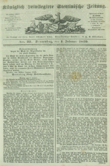 Königlich privilegirte Stettinische Zeitung. 1849, No. 27 (1 Februar) + dod.