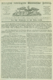 Königlich privilegirte Stettinische Zeitung. 1849, No. 74 (28 März) + dod.