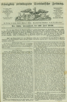 Königlich privilegirte Stettinische Zeitung. 1849, No. 150 (30 Juni) + dod.