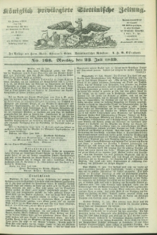Königlich privilegirte Stettinische Zeitung. 1849, No. 168 (23 Juli) + dod.