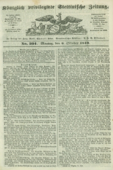 Königlich privilegirte Stettinische Zeitung. 1849, No. 234 (8 October) + dod.
