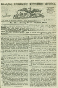 Königlich privilegirte Stettinische Zeitung. 1849, No. 294 (17 Dezember)