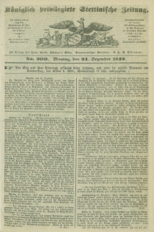 Königlich privilegirte Stettinische Zeitung. 1849, No. 300 (24 Dezember)