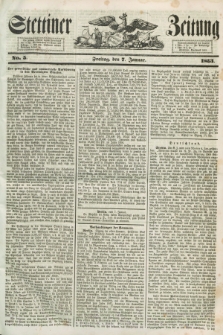 Stettiner Zeitung. 1853, No. 5 (7 Januar)