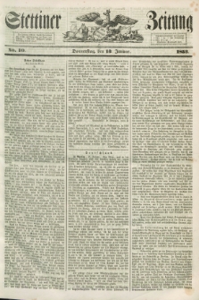 Stettiner Zeitung. 1853, No. 10 (13 Januar)