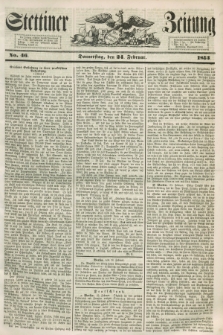 Stettiner Zeitung. 1853, No. 46 (24 Februar)