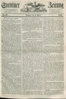 Stettiner Zeitung. 1853, No. 77 (4 April)
