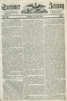 Stettiner Zeitung. 1853, No. 90 (19 April)