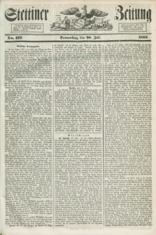 Stettiner Zeitung. 1853, No. 173 (28 Juli)