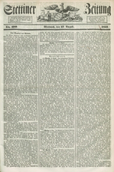Stettiner Zeitung. 1853, No. 190 (17 August)