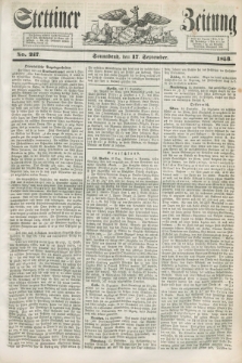 Stettiner Zeitung. 1853, No. 217 (17 September)
