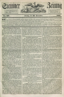 Stettiner Zeitung. 1853, No. 228 (30 September)