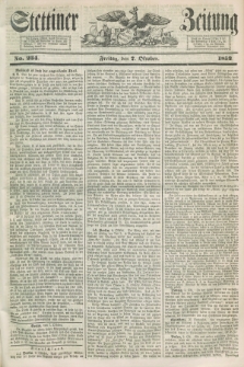 Stettiner Zeitung. 1853, No. 234 (7 Oktober)