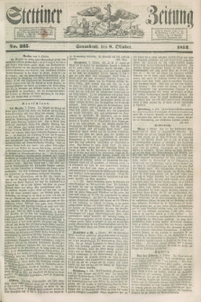 Stettiner Zeitung. 1853, No. 235 (8 Oktober)
