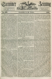Stettiner Zeitung. 1853, No. 239 (13 Oktober)